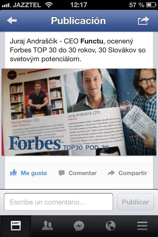 Forbes TOP 30 under 30