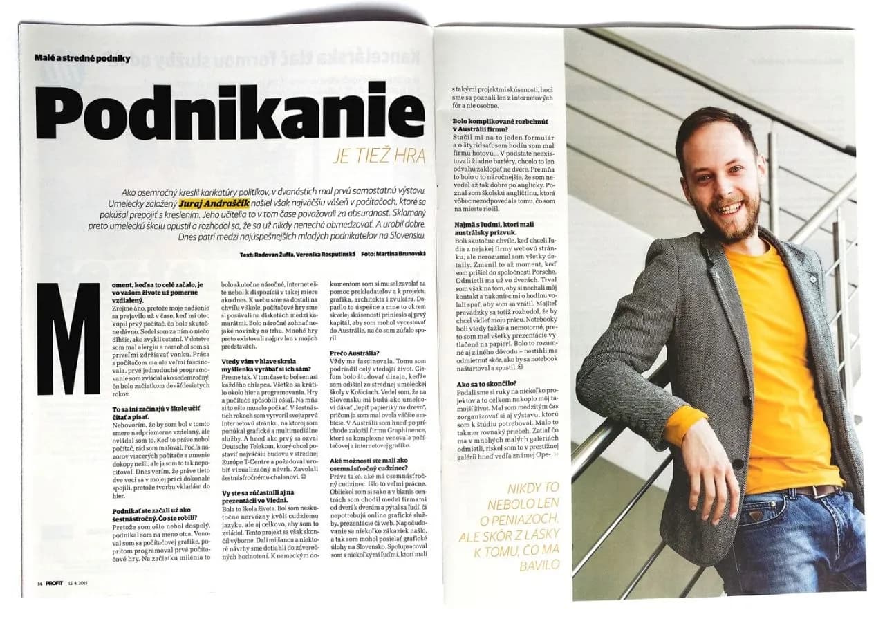 Business is also a game article