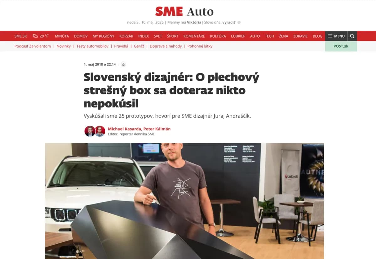 SME Auto article about Alumined