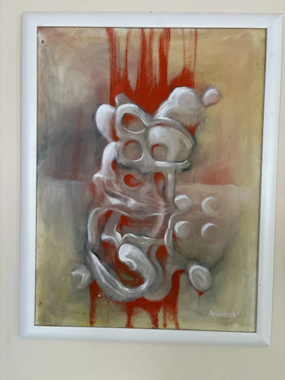 Abstract painting by Andrascik