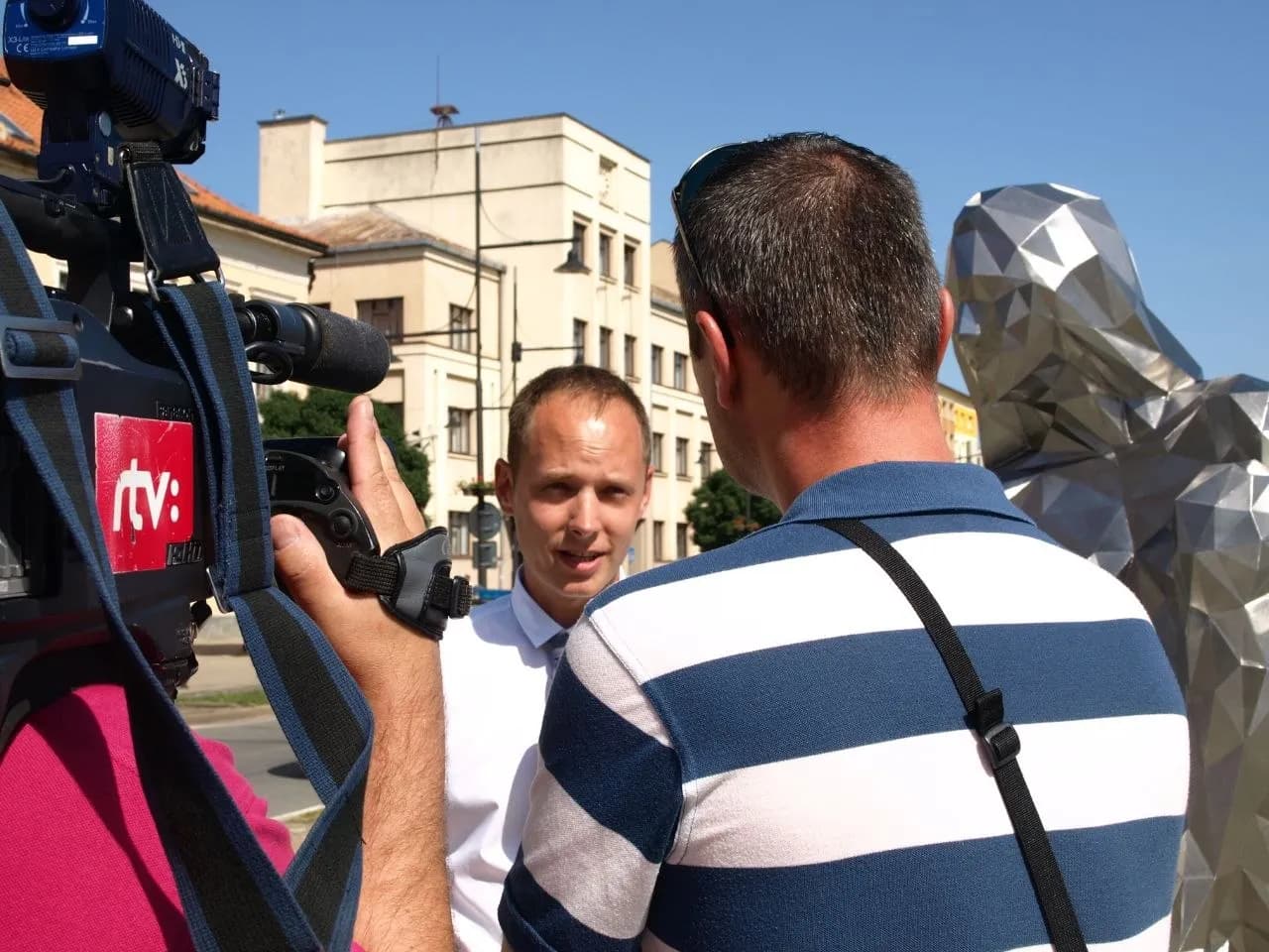 RTVS interview with camera