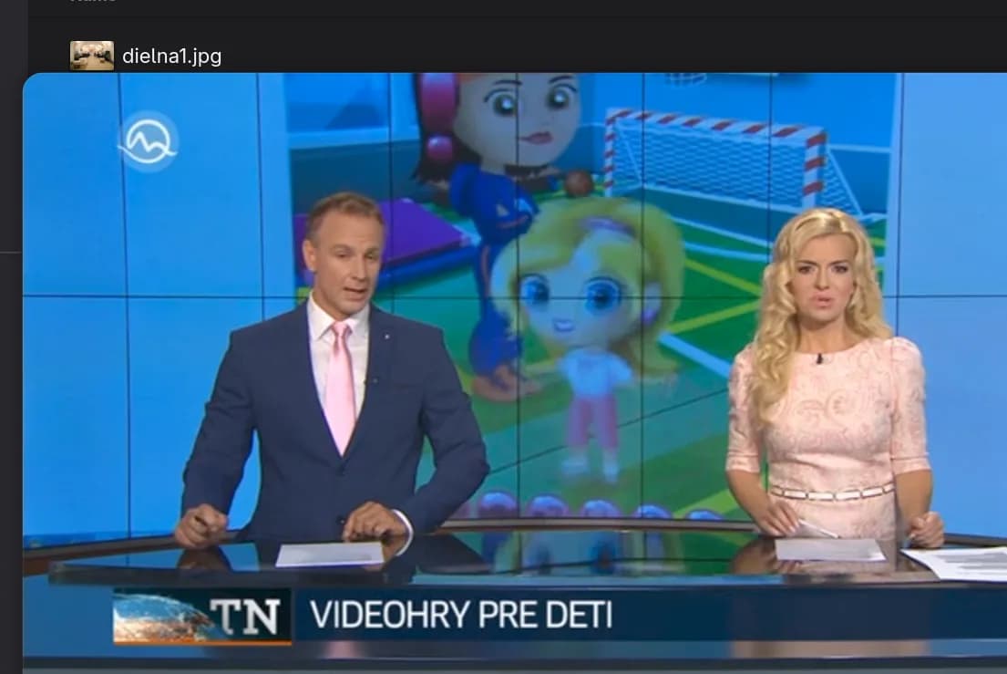 Video games for children on TV