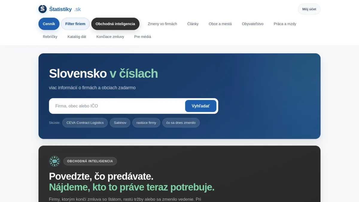 Founder of the Statistiky.sk portal